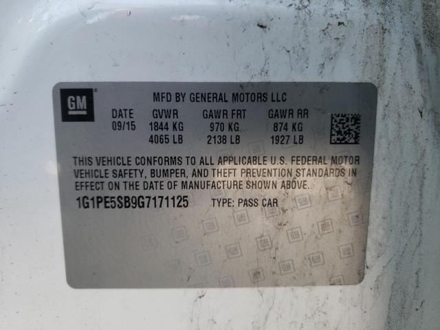 Photo 10 from auction – 2016 CHEVROLET 1500 with VIN 1G1PE5SB9G7171125