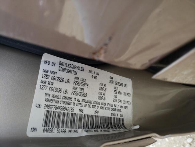 صورة رقم 10 من المزاد - 2006 CHRYSLER PACIFICA L مع VIN 2A8GF784X6R842185