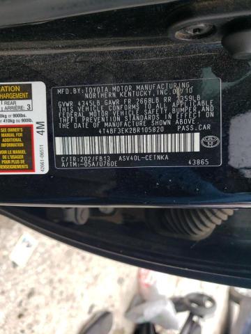 Photo 10 from auction – 2011 TOYOTA CAMRY BASE with VIN 4T4BF3EK2BR105820