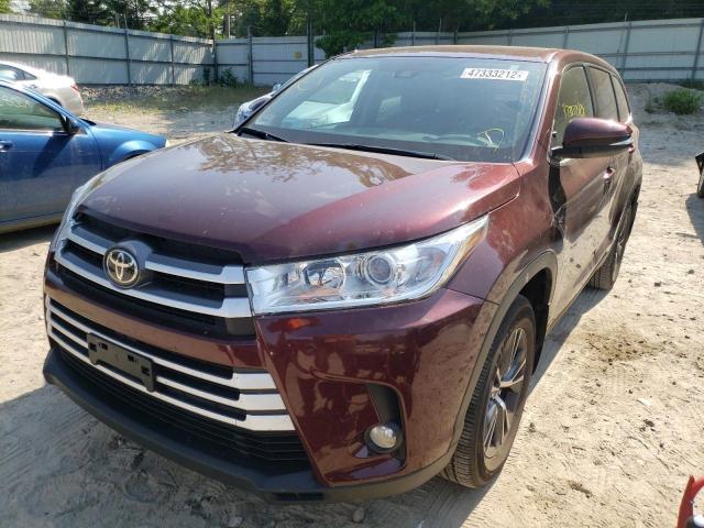 Photo 2 from auction – 2019 TOYOTA HIGHLANDER with VIN 5TDBZRFH4KS990201