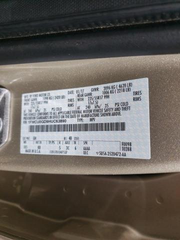 Photo 10 from auction – 2017 FORD ESCAPE SE with VIN 1FMCU0GD9HUC63890