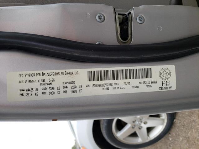 Photo 10 from auction – 2007 DODGE CALIBER R/ with VIN 1B3HE78K07D551486