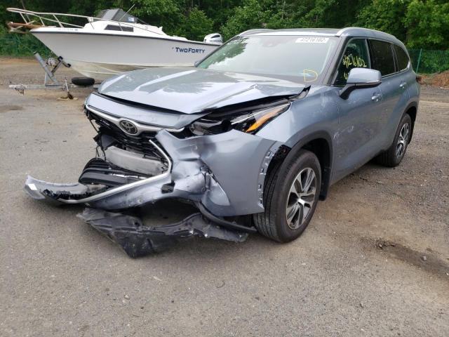 Photo 2 from auction – 2022 TOYOTA HIGHLANDER with VIN 5TDGZRBH7NS186121