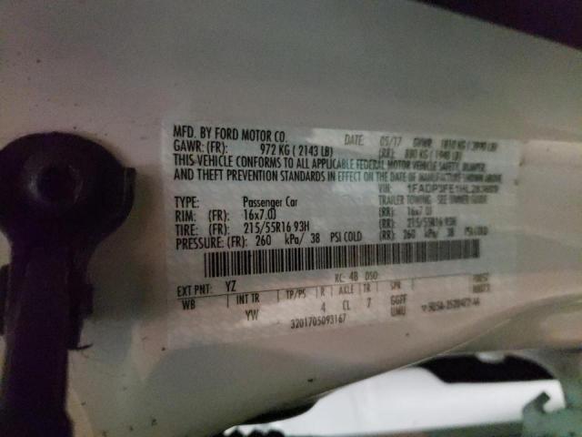 Photo 10 from auction – 2017 FORD FOCUS SE with VIN 1FADP3FE1HL283669