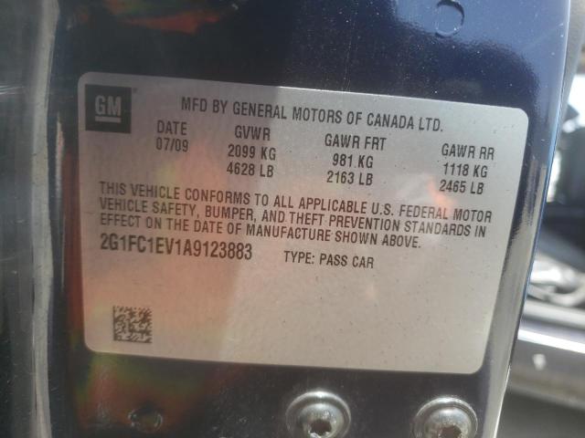Photo 10 from auction – 2010 CHEVROLET CAMARO LT with VIN 2G1FC1EV1A9123883