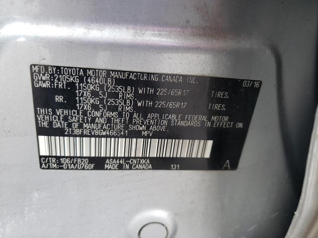 Photo 10 from auction – 2016 TOYOTA RAV4 with VIN 2T3BFREV8GW466541