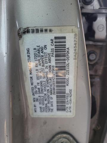 Photo 10 from auction – 2000 TOYOTA COROLLA VE with VIN 1NXBR12E8YZ327968