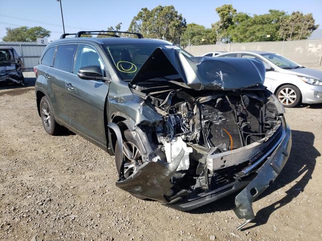 TOYOTA HIGHLANDER 2016 with VIN 5TDJKRFH0GS340241 - Photo from auction