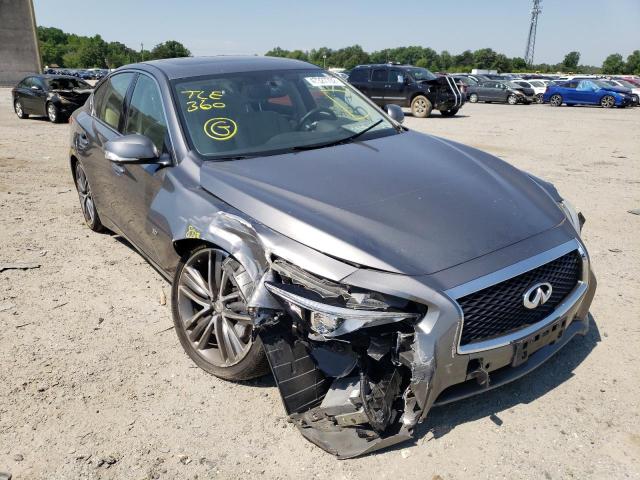 INFINITI Q50 BASE 2015 with VIN JN1BV7ARXFM396619 - Photo from auction