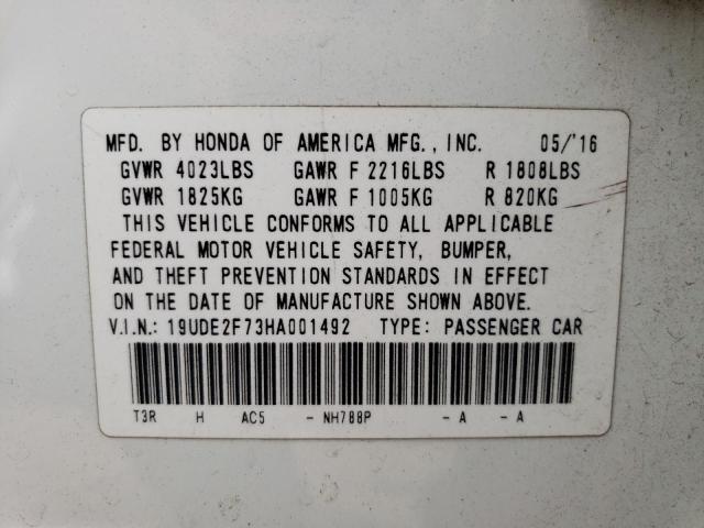 Photo 10 from auction – 2017 ACURA ILX PREMIU with VIN 19UDE2F73HA001492