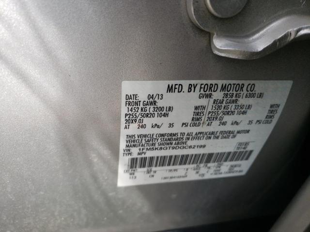 Photo 10 from auction – 2013 FORD EXPLORER S with VIN 1FM5K8GT9DGC62199