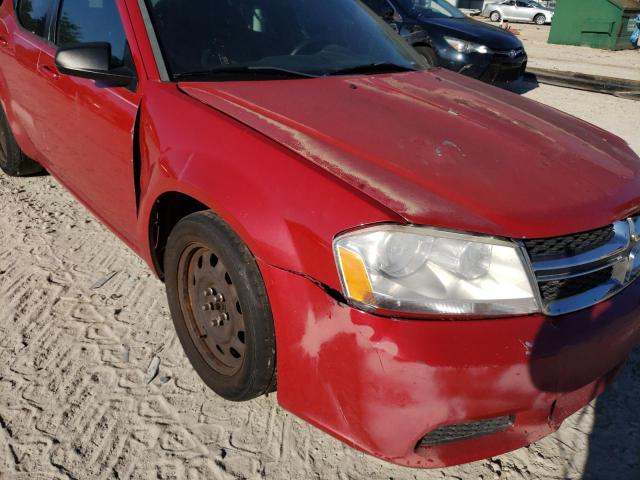 Photo 9 from auction – 2014 DODGE AVENGER SE with VIN 1C3CDZAB8EN138664