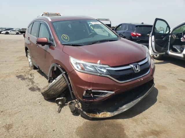HONDA CR-V EXL 2015 with VIN 2HKRM4H70FH615230 - Photo from auction