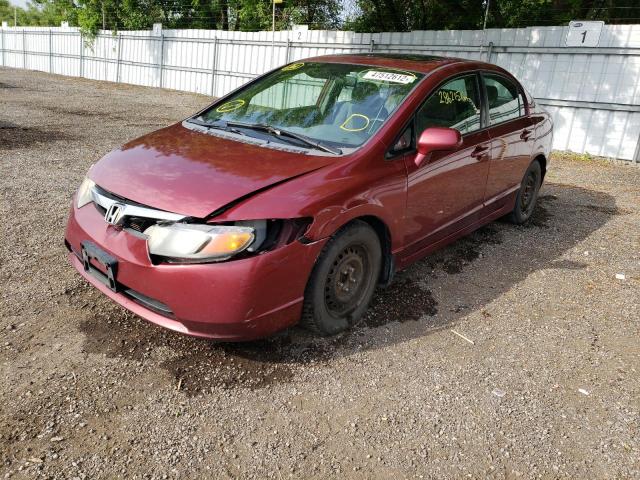 Photo 2 from auction – 2008 HONDA CIVIC LX with VIN 2HGFA16588H024815