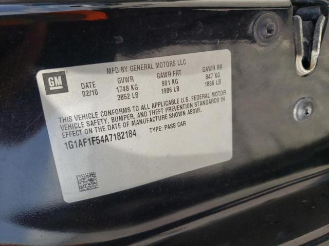 Photo 10 from auction – 2010 CHEVROLET COBALT 2LT with VIN 1G1AF1F54A7182184
