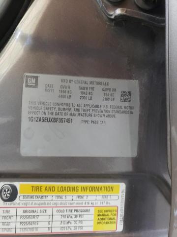 Photo 10 from auction – 2011 CHEVROLET MALIBU LS with VIN 1G1ZA5EUXBF357451