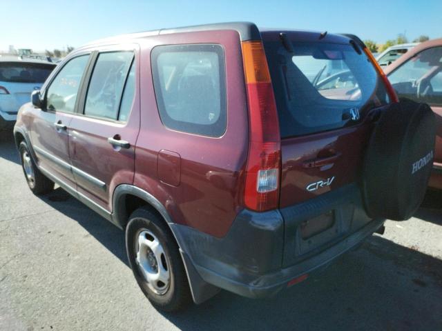 Photo 3 from auction – 2003 HONDA CR-V LX with VIN JHLRD68483C008472