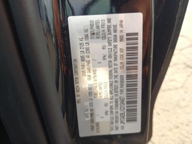 Photo 10 from auction – 2012 MAZDA 5 with VIN JM1CW2BLXC0124487