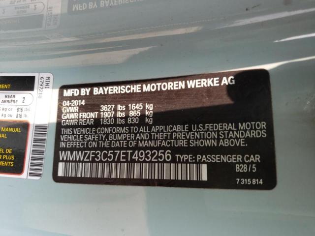Photo 10 from auction – 2014 MINI COOPER CLU with VIN WMWZF3C57ET493256