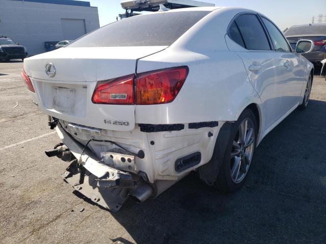 Photo 4 from auction – 2008 LEXUS IS 250 with VIN JTHBK262685067299