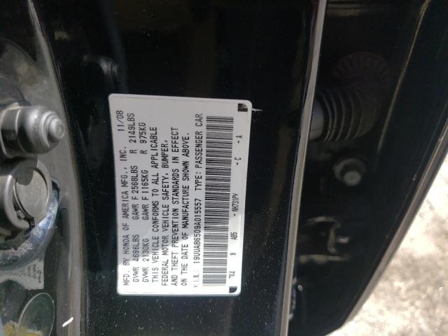 Photo 10 from auction – 2009 ACURA TL with VIN 19UUA86509A015557