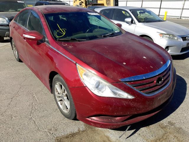 Photo 1 from auction – 2014 HYUNDAI SONATA GLS with VIN 5NPEB4AC0EH931513