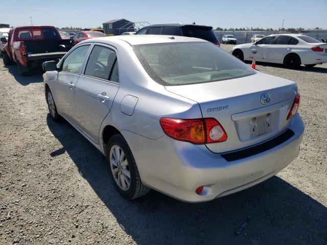 Photo 3 from auction – 2009 TOYOTA COROLLA BA with VIN JTDBL40E49J004496