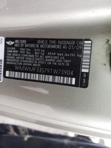 Photo 10 from auction – 2009 MINI COOPER with VIN WMWMF33579TW73904