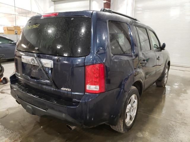 Photo 4 from auction – 2012 HONDA PILOT EXL with VIN 5FNYF4H57CB075891