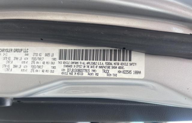 Photo 10 from auction – 2011 DODGE RAM 1500 with VIN 3D7JB1EK8BG577815