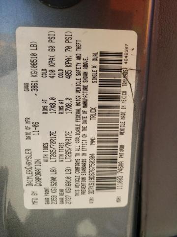 Photo 10 from auction – 2007 DODGE RAM 1500 with VIN 3D7KS19D67G750304