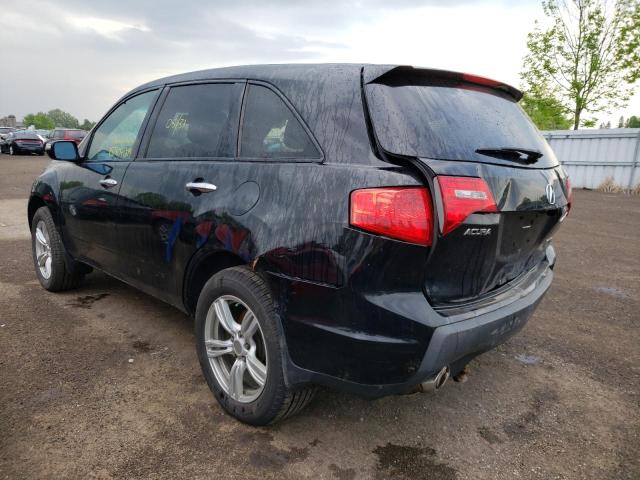 Photo 3 from auction – 2009 ACURA MDX TECHNO with VIN 2HNYD28639H006020