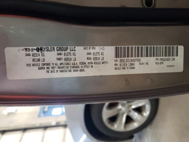 Photo 10 from auction – 2011 DODGE CHARGER with VIN 2B3CL3CG1BH527933