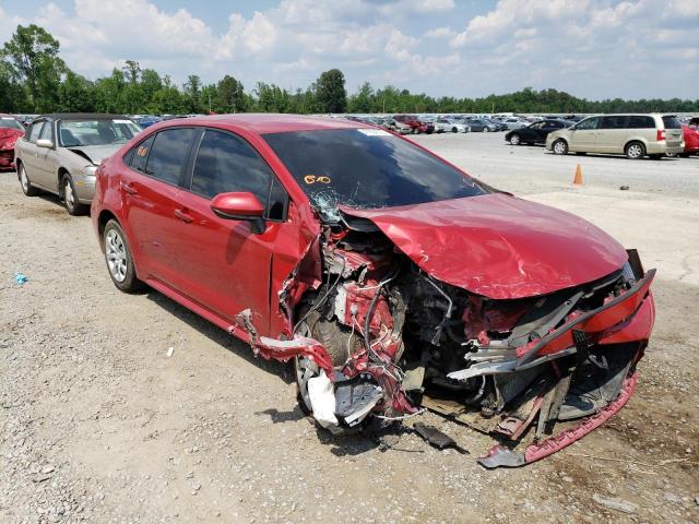 TOYOTA COROLLA LE 2021 with VIN JTDEPMAE0MJ137443 - Photo from auction