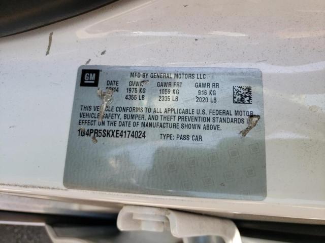 Foto 10 de la subasta – 2014 BUICK VERANO CON con VIN 1G4PR5SKXE4174024