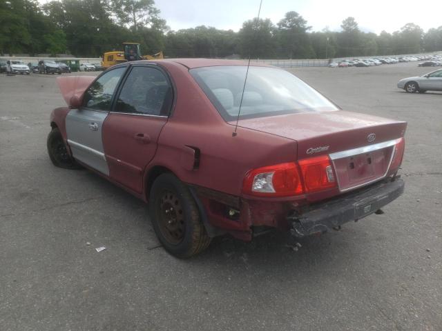 Photo 3 from auction – 2004 KIA OPTIMA LX with VIN KNAGD126945283238
