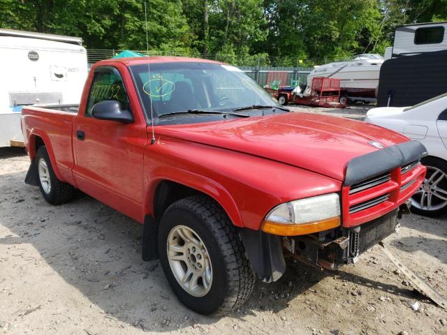 DODGE DAKOTA SXT 2003 with VIN 1D7FL16X43S301204 - Photo from auction