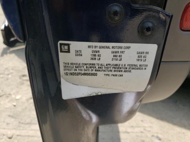 Photo 10 from auction – 2004 CHEVROLET CLASSIC with VIN 1G1ND52F54M663600