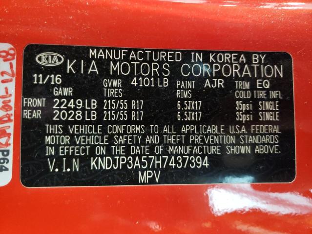 Photo 10 from auction – 2017 KIA SOUL + with VIN KNDJP3A57H7437394