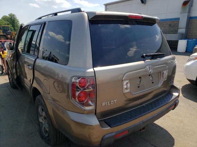 Photo 3 from auction – 2008 HONDA PILOT EXL with VIN 5FNYF185X8B023323