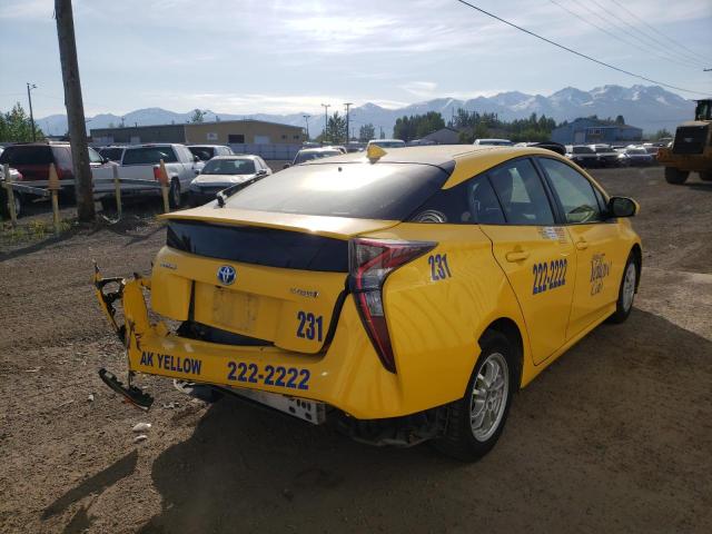 Photo 4 from auction – 2016 TOYOTA PRIUS with VIN JTDKBRFU8G3529898