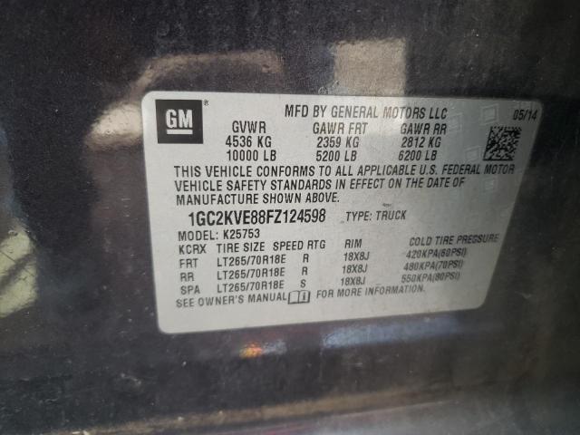 Photo 10 from auction – 2015 CHEVROLET SILVERADO with VIN 1GC2KVE88FZ124598