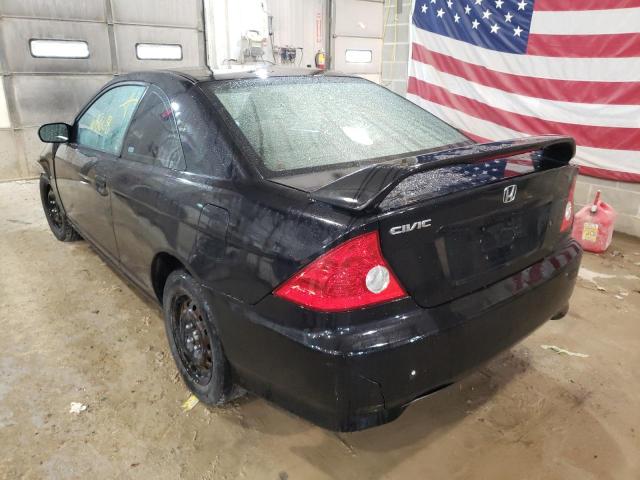 Photo 3 from auction – 2005 HONDA CIVIC LX with VIN 1HGEM22505L072998