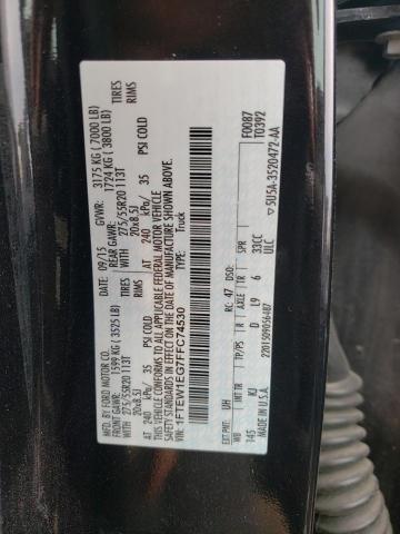 Photo 10 from auction – 2015 FORD F150 SUPER with VIN 1FTEW1EG7FFC74530