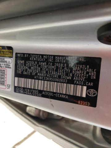 Photo 10 from auction – 2005 TOYOTA CAMRY LE with VIN 4T1BE32K95U960603