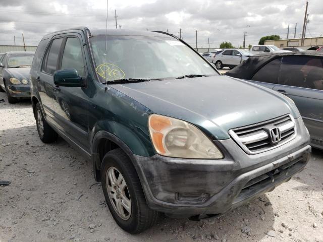 HONDA CR-V EX 2002 with VIN JHLRD788X2C014734 - Photo from auction