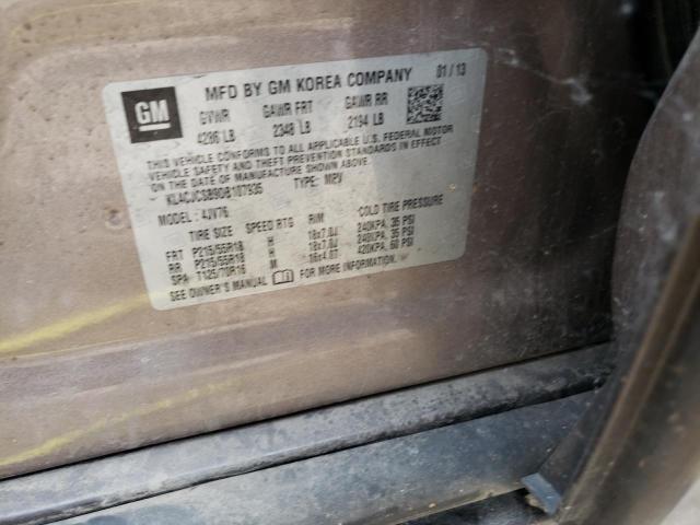 Photo 10 from auction – 2013 BUICK ENCORE with VIN KL4CJCSB9DB107935