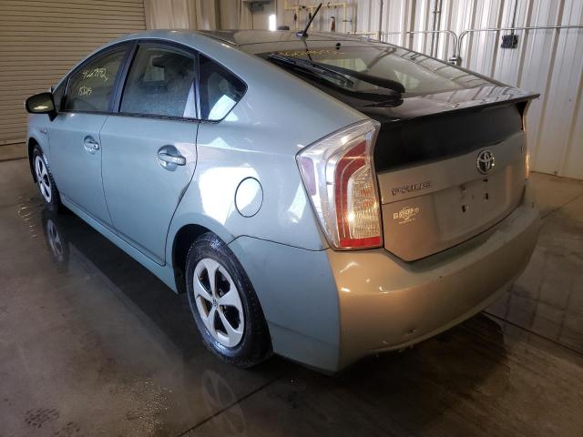 Photo 3 from auction – 2012 TOYOTA PRIUS with VIN JTDKN3DU5C5534983