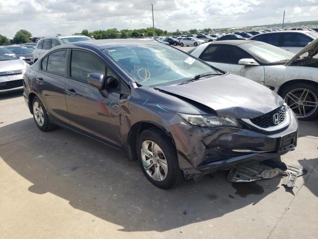 HONDA CIVIC LX 2014 with VIN 19XFB2F53EE059173 - Photo from auction