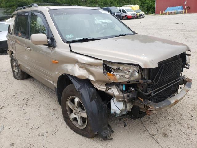 HONDA PILOT EXL 2007 with VIN 2HKYF18687H540967 - Photo from auction